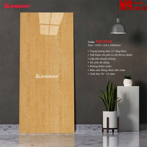 Tấm Ốp Tường PVC Giả Đá Kosmos-2018